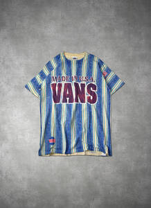 Vans Vintage ヴァンズ バンズ ロゴ デザイン ストライプ Tシャツ 33-3-32