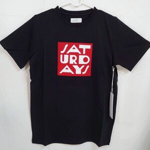 【XS】サタデーズニューヨークシティ 半袖Tシャツ Aperitif 黒