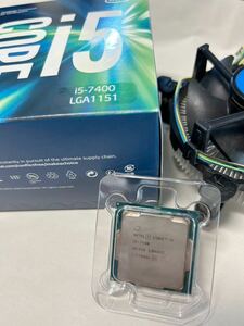 【動作確認済】Intel CPU Core i5 7400 BOX 純正クーラー付き