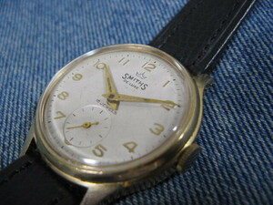 1960年代 SMITHS DELUXE スミス デラックス ブリティッシュウォッチ 英国アンティーク手巻腕時計 稼働品 注油済み