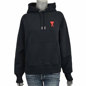 新品【XSサイズ】AMI Alexandre Mattiussi アミ アレクサンドロ マテュッシ AMI DE COEUR 刺繍 LOGO HOODIE/パーカー/USW204.747 009