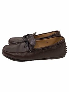 TOD’S◆デッキシューズ/US7.5/ブラウン/レザー