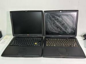 [ML11998-1]1円〜ジャンク！Apple Macintosh Power Book G3 M4753/ Power Book M7572 