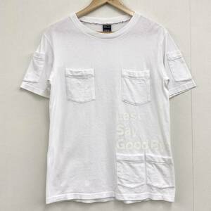 NumberNine ラストコレクション 9ポケット 半袖 Tシャツ ホワイト 白 2サイズ ナンバーナイン Tee 本人期 archive 3050302