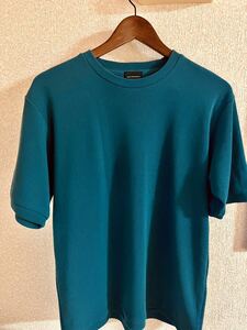 UNITED ARROWS(ユナイテッドアローズ) green label relaxing 無地 TURQUOISE グリーン 緑 カットソー Tシャツ 半袖 クルーネック S ニット 