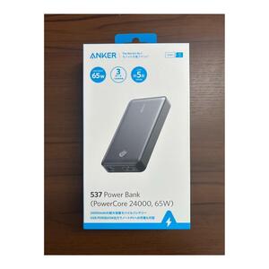 Anker 537 Power Bank PowerCore 24000 65W 新品 未使用 未開封