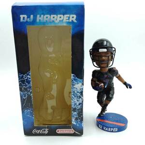 【中古】ボイシ州立大学ブロンコス バブルヘッド #7 DJ HARPER ハーパー Boise State Broncos NCAA アメフト