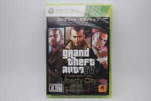 【新品未開封】XBOX360 ゲームソフト 「グランド・セフト・オートIV コンプリートエディション」検索:Grand theft auto IV 4 GTA