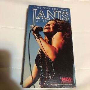 音楽ビデオテープ　JANIS JOPLIN THE WAY SHE WAS JANIS A FILM