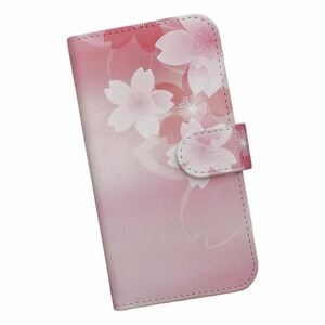 iPhone16 Plus　スマホケース 手帳型 プリントケース 桜 花柄 ピンク おしゃれ