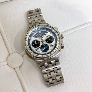 【美品】CITIZEN シチズン GN-4W-S E210- Eco Drive エコドライブ カレンダー ソーラー チタン ブルー文字盤 メンズ 腕時計 