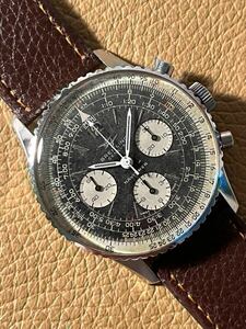 BREITLING ナビタイマー3rd ref806 ブラックミラーダイヤル　ギルト　ヴィンテージクロノグラフ 手巻き　ヴィンテージメンズ　動作良好！