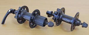 【ハブ前後セット】SHIMANO（シマノ） HB-M756・FH-M756A 36H OLD/100m 135mm クイックリリース DEORE XT