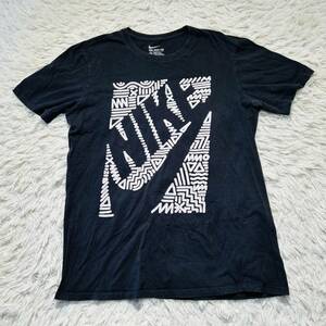 NS00101 NIKE ナイキ Ｔシャツ ブラック Ｍサイズ 色褪せ有り