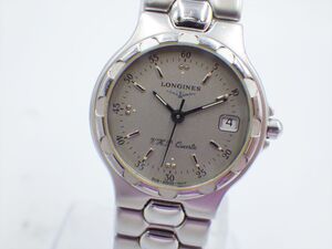 355553/⑩【1円スタート】LONGINES ロンジン 稼動品 コンクエスト レディース 時計 クオーツ ケース24mm