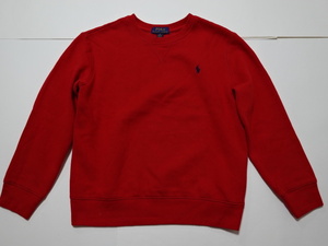 ■0603■ポロ ラルフローレン POLO RALPH LAUREN トレーナー スウェット KIDS M (10-12) 美品●