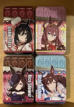 ウマ娘　プリティーダービー　ミニチョコ缶　4個セット