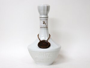 大阪府内限定発送★ニッカ 鶴 ウイスキー 陶器ボトル *ウイスキー特級 NIKKA *箱付［度数:43% 内容量:760ml 総重量:1232g］