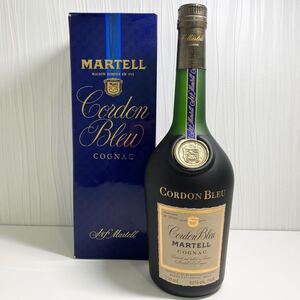 【未開栓】MARTELL CORDON BLEU マーテル コルドンブルー グリーンボトル ブランデー 750ml 40% 箱 コニャック COGNAC