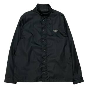 PRADA プラダ　Stand Zip Up Shirts ブラック サイズ:M