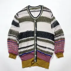 MISSONI ラメ編み ニット カーディガン 大きいサイズ 42 XL