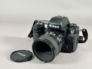 動作未確認 Nikon ニコン F100 一眼レフ フィルムカメラ AF MICRO NIKKOR 60mm 1:2.8D ニッコール