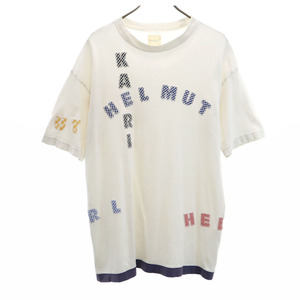 カールヘルム 日本製 半袖 Tシャツ L ホワイト Karl Helmut レディース