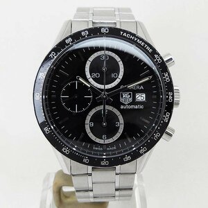 中古タグホイヤー【TAG HEUER】 CV2010.BA0794 カレラ タキメータークロノグラフ ブラック OH済