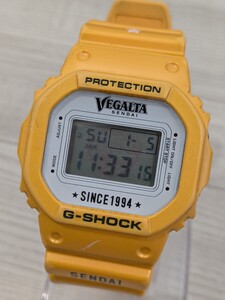 【w846】【稼働品】 G-SHOCK VEGALTA Gショック ベガルタ仙台モデル DW-5600VT