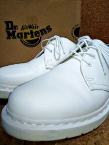 【Dr.MARTENS】ドクターマーチン 1461 MONO WHITE 3ホールシューズ UK6 (25cm ) 3EYE SHOE モノ オールホワイト【箱付き良品】