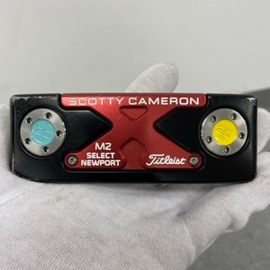 J102-I30-5942 SCOTTY CAMERON スコッティキャメロン M2 SELECT NEW PORT ゴルフクラブ パター 右利き用 カバー付き