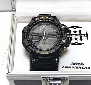 ☆美品☆CASIO カシオ G-SHOCK SKY COCKPIT スカイコクピット サーティースターズ GW-A1030A-1AJR 30周年記念 替ベルト・専用工具付き