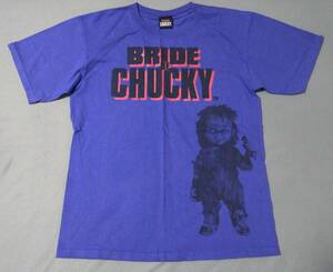 BRIDE OF CHUCKY Tシャツ チャイルド・プレイ 前背面両面プリント チャッキーの花嫁 Child