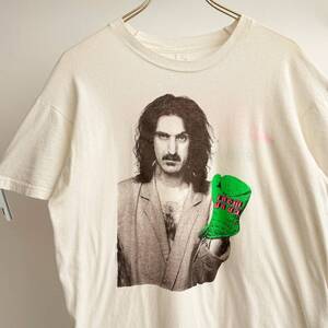 希少《 Frank Zappa / Vintage 》80s【 フランクザッパ 1984年 ツアーT バンドTシャツ 白 L-XL ビンテージ Tシャツ 】