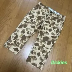 Dickies  ベージュ迷彩柄ハーフパンツ