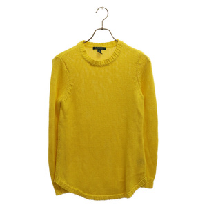 RALPH LAUREN ラルフローレン Sweater クルーネックアクリルニット レディース イエロー