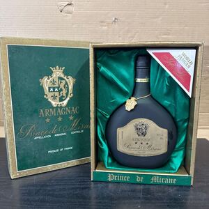 UTZ327 【未開封★】Prince de Mirane ARMAGNAC ブランデー 古酒　プリンスドミラネ　アルマニャック　 箱付　