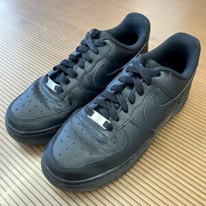 【サイズ23.5㎝】ナイキ エアフォース1 黒 ブラック NIKE AIRFORCE1 AF1 LOW オールブラック スニーカー 