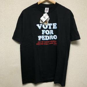 新品未使用 00s Napoleon Dynamite L 黒 ナポレオンダイナマイト バス男 Tシャツ 映画 ムービー デッドストック