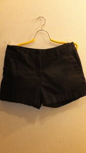 ★H&M★Ladies short Pants Size8 エイチアンドエムレディースショートパンツサイズ8　EUR38　USED IN JAPAN　165・72A　黒BLK