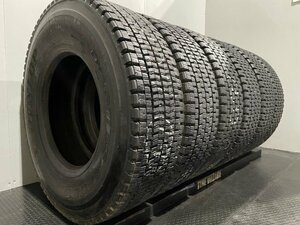 札幌発 引取OK DUNLOP SP001 245/80R17.5 133/131J 17.5インチ トラックタイヤ スタッドレス 6本 19年製 バリ溝 4t 増トン　(KTT179)