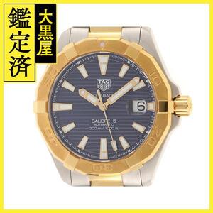 TAG HEUER　タグホイヤー　アクアレーサー　WBD2120.BB0930　GP/SS　オートマチック　ブルー文字盤　メンズ【200】C