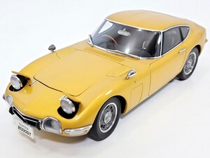 ★希少カラー (ゴールド【AUTO art MILLENNIUM】1/18 TOYOTA 2000GT COUPE ミニカー オートアート ミレニアム トヨタ 2000GT クーペ 250112