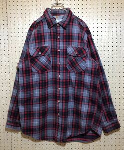 Carhartt Check Heavy Flannel Shirt Red カーハート チェック ヘビー フランネル シャツ レッド 赤 USA製 T300