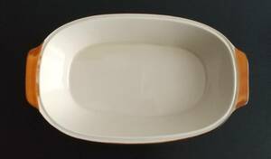 【中古】長角グラタン皿 オーブン対応 ドリア皿 耐熱食器 業務用洋食器 スクエア お皿 深皿 匿名配送可