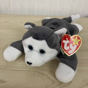 【K5401】 未使用 タグ付き ty ビーニーベイビーズ ぬいぐるみ Nanook ハスキー犬 イヌ いぬ The Beanie Babies 長期保管 自宅保管