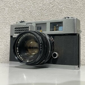 【31】1円～ コニカ KONICA SⅢ レンジファインダーカメラ フィルム 銀塩カメラ レトロ シャッター巻上げOK 動作未確認 現状品