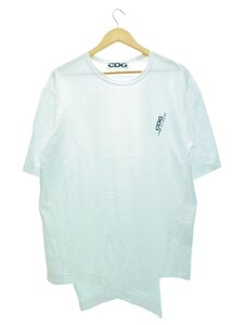 CDG◆Tシャツ/XXL/コットン/WHT/SZ-T050