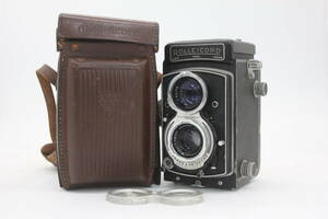 【訳あり品】 ローライ Rolleicord DBP DBGM Schneider-Kreuznach Xenar 75mm F3.5 ケース付き 二眼カメラ v2231