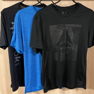 ◆極美品◆Reebok速乾性スポーツシャツ3枚セット　サイズXO.O.O